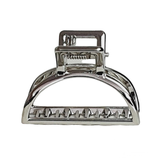 Malý kovový skřipec - stříbrný - 4cm