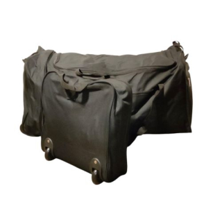 Cestovní skládací taška na kolečkách 90 l – černá