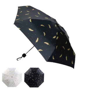 Mini skládací deštník - peří
