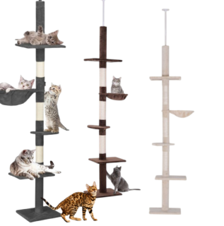Škrabadlo pro kočky - DD-29 - výška 225–255 cm