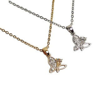 Dámský řetízek s přívěskem ve tvaru motýla
