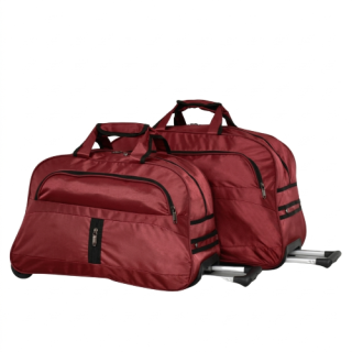 Cestovní taška s kolečky 44l / 64l - červená