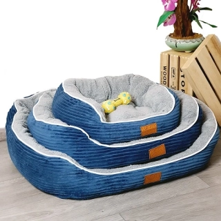 Pelíšek pro psy a kočky - modrý, velikost S, M, L