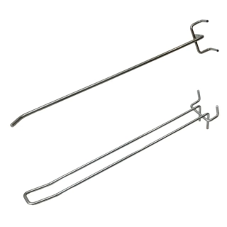 Kovový hák na děrovaný panel - ozap