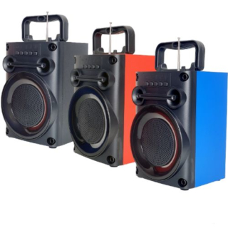 Bezdrátový Bluetooth reproduktor ZQS 1455: FM rádio, LED, 5W