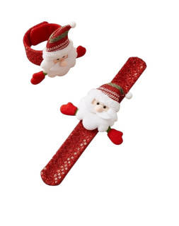 Vánoční náramek Santa Claus 21x9 cm červený